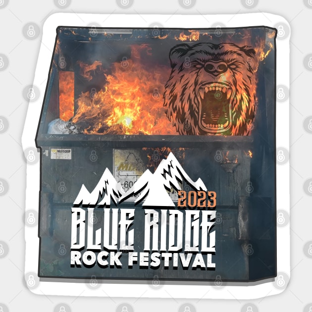 BRRF Dumpster Fire Sticker by The Badin Boomer